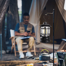 Laden Sie das Bild in den Galerie-Viewer, Tragbare Retro Camping Lampe