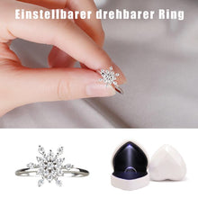 Laden Sie das Bild in den Galerie-Viewer, Verstellbarer Drehbarer ring und Ringbox für Damen
