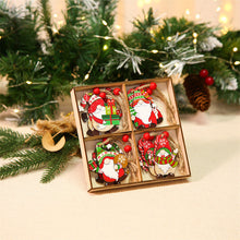 Laden Sie das Bild in den Galerie-Viewer, 🎉🎉Hölzernes Zwerg Weihnachtsschmuck Set