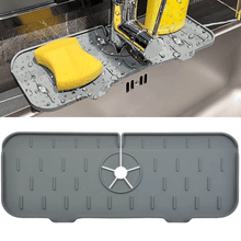 Laden Sie das Bild in den Galerie-Viewer, Silikon Wasserhahn Griff Tropffänger Ablage