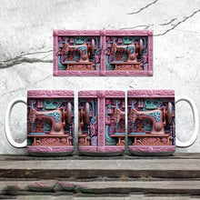 Laden Sie das Bild in den Galerie-Viewer, 3D Nähmaschinenbedruckter Wasserbecher