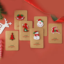 Laden Sie das Bild in den Galerie-Viewer, Weihnachtsgrußkarten aus Kraftpapier