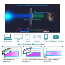 Laden Sie das Bild in den Galerie-Viewer, Ultraleichte Falt-Lesebrille mit Blauschutz