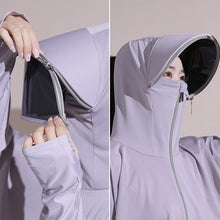 Laden Sie das Bild in den Galerie-Viewer, Eisseide UV-Schutz Windjacke mit Kapuze
