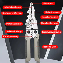 Laden Sie das Bild in den Galerie-Viewer, Multifunktionale Drahtabisolierzange