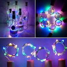 Laden Sie das Bild in den Galerie-Viewer, LED-Weinflaschenlichter Kork Nachtlicht DIY Decor Lift - Stück