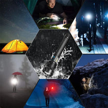 Laden Sie das Bild in den Galerie-Viewer, 🔥Schlussverkauf🔥Wiederaufladbare taktische LED-Laser-Taschenlampe