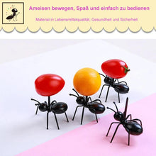 Laden Sie das Bild in den Galerie-Viewer, Fleißige bewegte Ameisen Fruchtgabel (12/24 Stück)