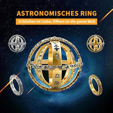 Laden Sie das Bild in den Galerie-Viewer, Astronomisches Ring - Schließen ist Liebe, Öffnen ist die ganze Welt