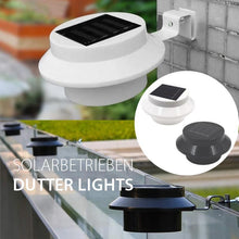 Laden Sie das Bild in den Galerie-Viewer, Solarbetriebene Dachrinnenlichter