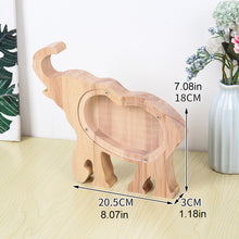 Laden Sie das Bild in den Galerie-Viewer, Hölzernes Tiersparschwein