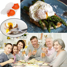 Laden Sie das Bild in den Galerie-Viewer, Bequee Mikrowelle Eierkocher gedämpfte Eierkocher, orange