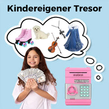 Laden Sie das Bild in den Galerie-Viewer, Kinderspardose mit Zahlenschloss