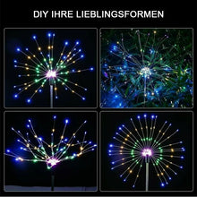 Laden Sie das Bild in den Galerie-Viewer, Wasserdichte Solargarten-Feuerwerkslampe