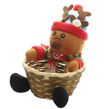 Laden Sie das Bild in den Galerie-Viewer, Weihnachten Süßigkeiten Geflochtener Korb