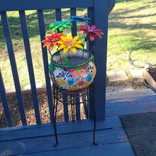 Laden Sie das Bild in den Galerie-Viewer, Gartendekoration Metall Blumen