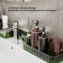 Laden Sie das Bild in den Galerie-Viewer, Multifunktionales, an der Wand montiertes, drehbares U-förmiges Aufbewahrungs-Eckregal