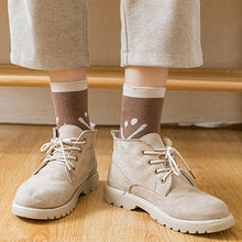Laden Sie das Bild in den Galerie-Viewer, Schönes Lächeln Gesicht Baumwoll Socken