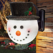 Laden Sie das Bild in den Galerie-Viewer, Weihnachtsveranda Schneemann Lampenschirm