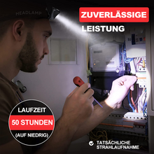 Laden Sie das Bild in den Galerie-Viewer, 🎁Wasserdichte LED Stirnlampe
