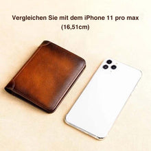 Laden Sie das Bild in den Galerie-Viewer, Vertikale dreifach gefaltete RFID-Geldbörse