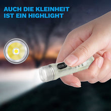 Laden Sie das Bild in den Galerie-Viewer, Mini-Taschenlampe mit starkem Licht