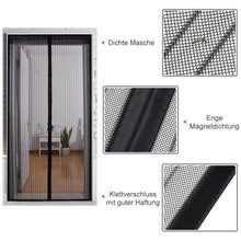 Laden Sie das Bild in den Galerie-Viewer, Anti Moskito & Insekten Magnet Mesh Türvorhang