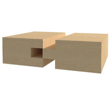 Laden Sie das Bild in den Galerie-Viewer, 3-Zähne T-Typ Zapfenmesser Cutter 2 Stück - Gelb 1/4