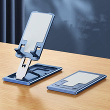 Laden Sie das Bild in den Galerie-Viewer, Faltbarer tragbarer Handyhalter aus Aluminiumlegierung