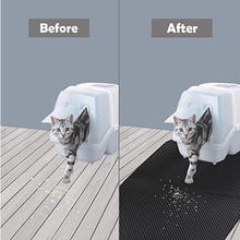 Laden Sie das Bild in den Galerie-Viewer, Rutschfeste & Wasserdichte Katzenstreu Matte