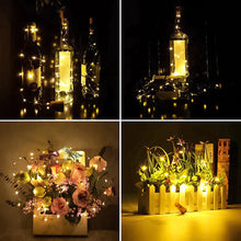 Laden Sie das Bild in den Galerie-Viewer, 🍾LED-Weinflaschenlichter Kork Nachtlicht DIY Decor Lift