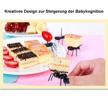 Laden Sie das Bild in den Galerie-Viewer, Fleißige bewegte Ameisen Fruchtgabel (12/24 Stück)