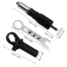 Laden Sie das Bild in den Galerie-Viewer, Professionelles Nietpistolen-Adapter-Kit 🛠Mit 4 Stk. Verschiedene Düsenschrauben