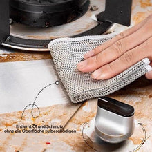 Laden Sie das Bild in den Galerie-Viewer, Mehrzweck-Geschirrspüllappen aus Draht für Nass und Trocken
