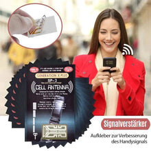 Laden Sie das Bild in den Galerie-Viewer, Aufkleber zur Signalverbesserung für Handy - Signalverstärker