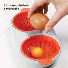 Laden Sie das Bild in den Galerie-Viewer, Bequee Mikrowelle Eierkocher gedämpfte Eierkocher, orange