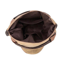 Laden Sie das Bild in den Galerie-Viewer, Segeltuch Tasche mit großer Kapazität