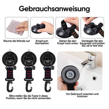 Laden Sie das Bild in den Galerie-Viewer, Robuster Vakuum-Saugnapf mit Haken