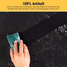 Laden Sie das Bild in den Galerie-Viewer, Hirundo Antihaft BBQ Grillmatten mit Schneidebox