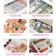 Laden Sie das Bild in den Galerie-Viewer, Bequee® Multifunktionelle Schubladenteiler Kunststoff 4 Farbe