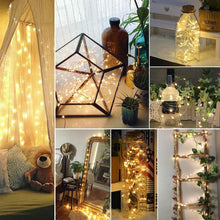 Laden Sie das Bild in den Galerie-Viewer, LED-Weinflaschenlichter Kork Nachtlicht DIY Decor Lift - Stück