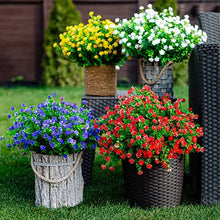 Laden Sie das Bild in den Galerie-Viewer, Künstliche Blumen im Freien, 2 Sträuße