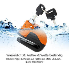 Laden Sie das Bild in den Galerie-Viewer, Bremsscheibenschloss Alarm für Motorrad und Fahrrad