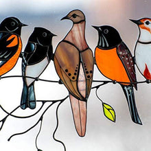 Laden Sie das Bild in den Galerie-Viewer, Vögel Glasmalerei Fensterbehänge🐦