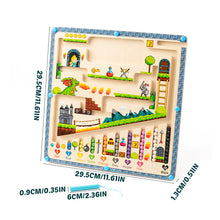 Laden Sie das Bild in den Galerie-Viewer, Hölzernes pädagogisches Labyrinthspielzeug für Kinder