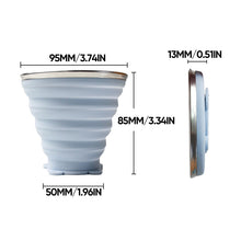 Laden Sie das Bild in den Galerie-Viewer, Tragbarer Silikonbecher für die Reise