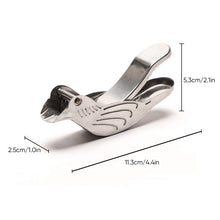 Laden Sie das Bild in den Galerie-Viewer, Vogelförmige Zitronenpresse aus Edelstahl