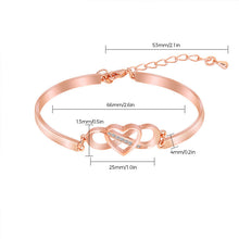 Laden Sie das Bild in den Galerie-Viewer, Modisches Damenarmband aus Edelstahl mit Schriftzug