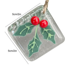 Laden Sie das Bild in den Galerie-Viewer, Weihnachtsbaum-Anhänger aus Glas