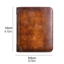 Laden Sie das Bild in den Galerie-Viewer, Vertikale dreifach gefaltete RFID-Geldbörse